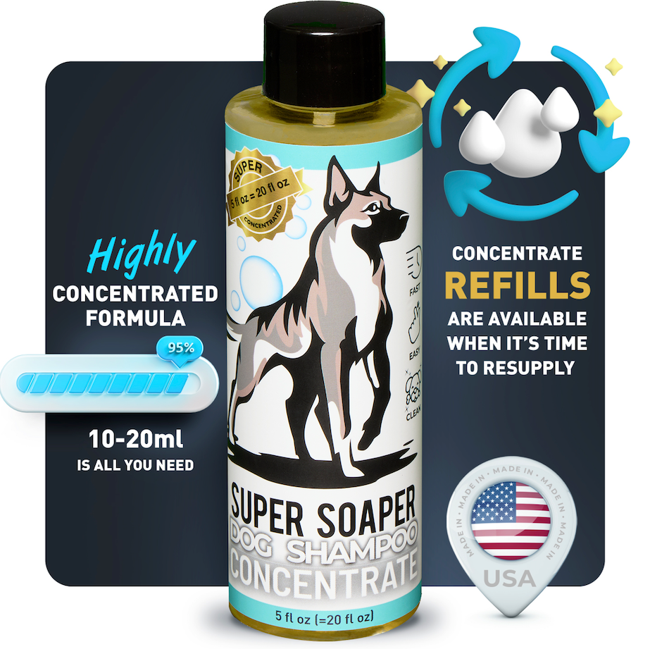 Super Soaper Dog Shampoo & Sprayer Bundle (150ml)