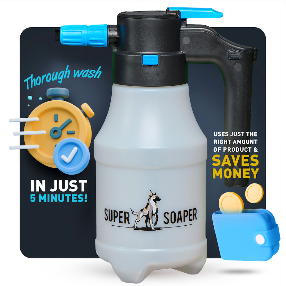 Super Soaper Dog Shampoo & Sprayer Bundle (150ml)